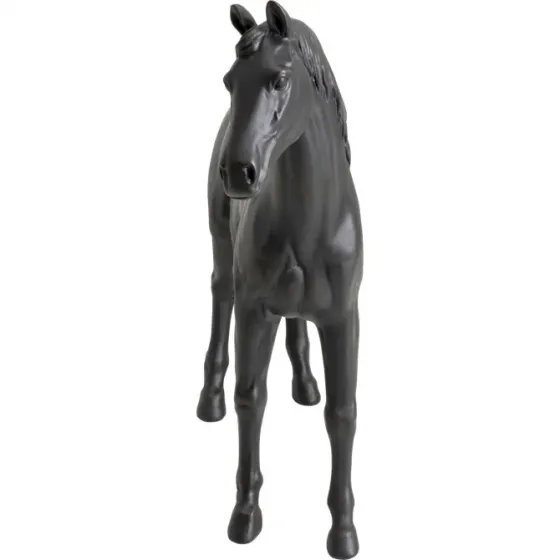 Сувенир в виде черной лошадки из полирезина Тбилиси