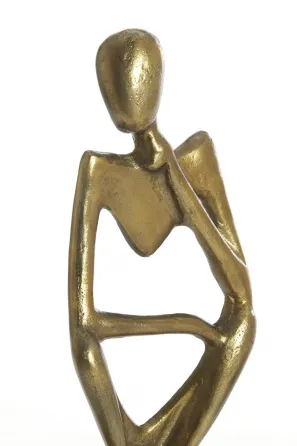 Декоративная фигурка элегантного золотого цвета Тбилиси