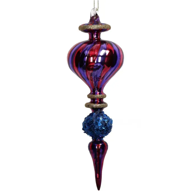 Новогодний сувенир из цветного стекла Тбилиси - изображение 2