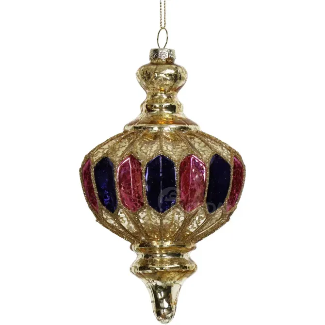 Новогодняя цветная стеклянная рождественская елка в качестве сувенира Тбилиси - изображение 2