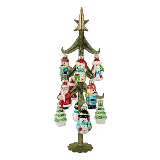 Საახალწლო მწვანე მინის სუვენირი თბილისი