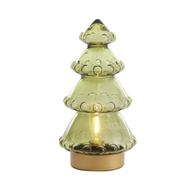 Стеклянная лампа в виде рождественской елки Тбилиси - изображение 1