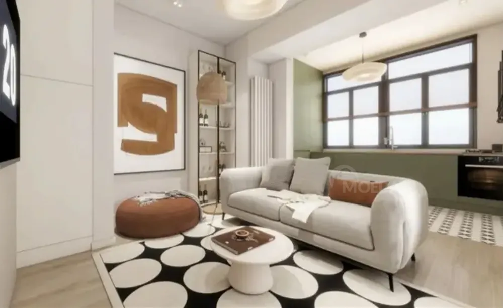 ქირავდება 2 ოთახიანი ბინა 42მ² 3/15 სართ თბილისი - photo 1