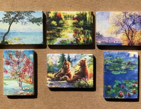 Prints on canvas, landscapes Tbilisi