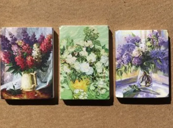 Large-scale still lifes, printed on canvas Tbilisi