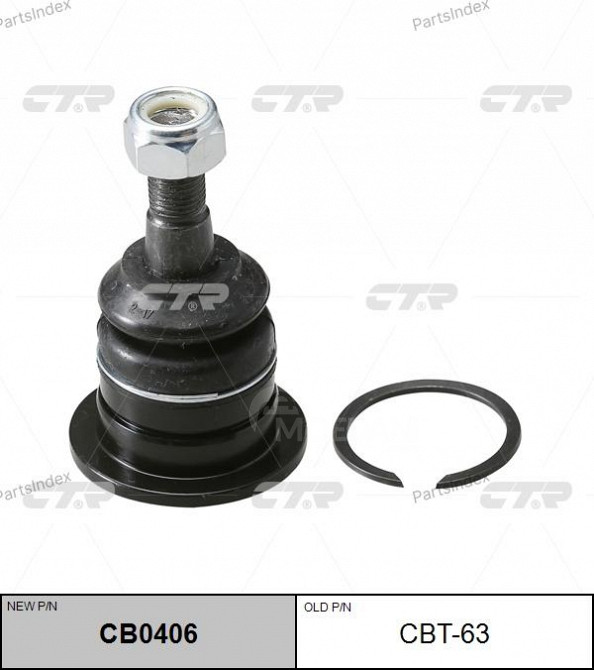 Опора шаровая подвески CTR CBT63 Тбилиси - изображение 1