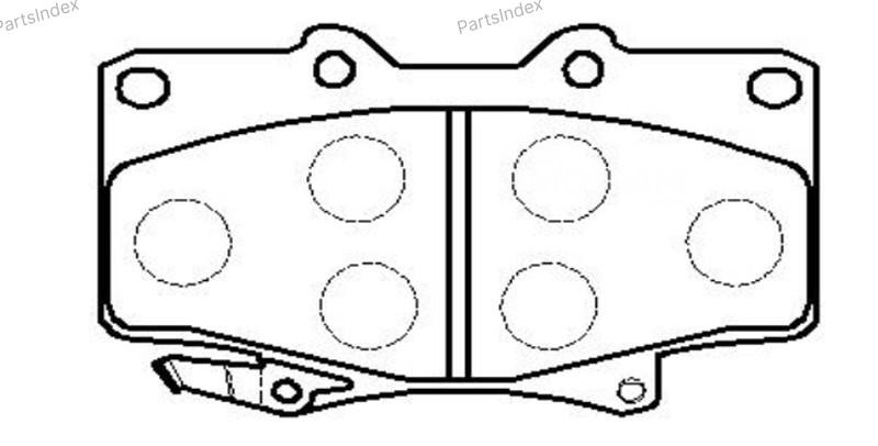 Колодки тормозные дисковые CTR CKT5 Тбилиси - изображение 1