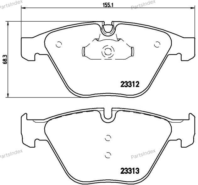 Brembo P06054 disc brake pads Tbilisi - photo 1