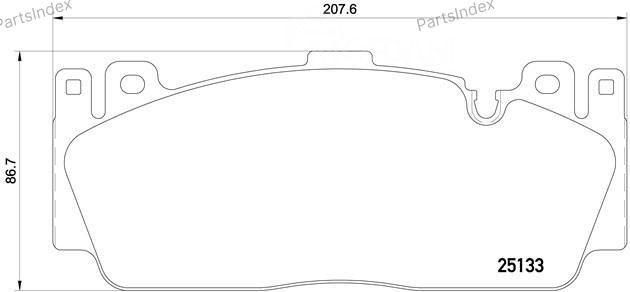Brembo P06079 disc brake pads Tbilisi - photo 2
