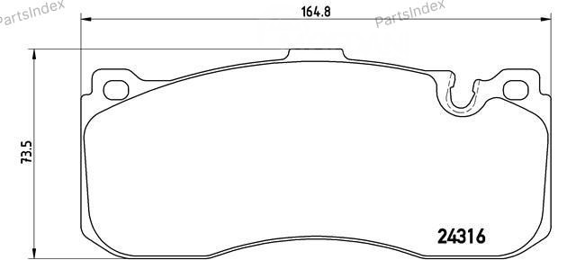 Brembo P06041 disc brake pads Tbilisi - photo 2
