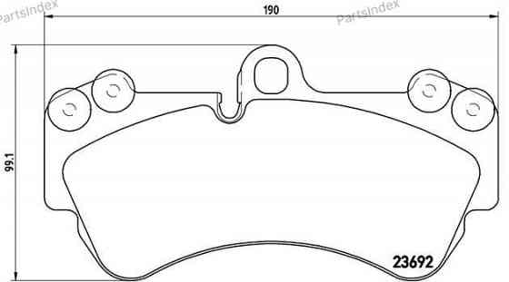 Brembo P85069 Disc Brake Pads Tbilisi