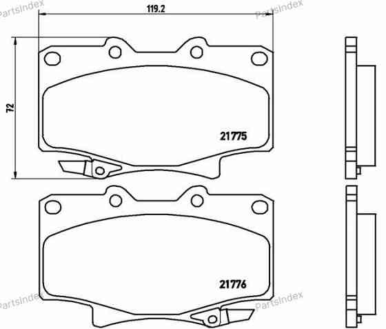 Brembo P83025 Disc Brake Pads Tbilisi