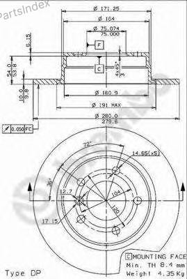 Brembo brake disc 08.5366.21 Tbilisi - photo 6