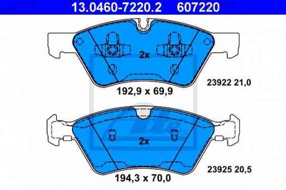 Disc brake pads ATE 13.0460-7220.2 Tbilisi