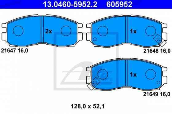 Disc brake pads ATE 13.0460-5952.2 Tbilisi