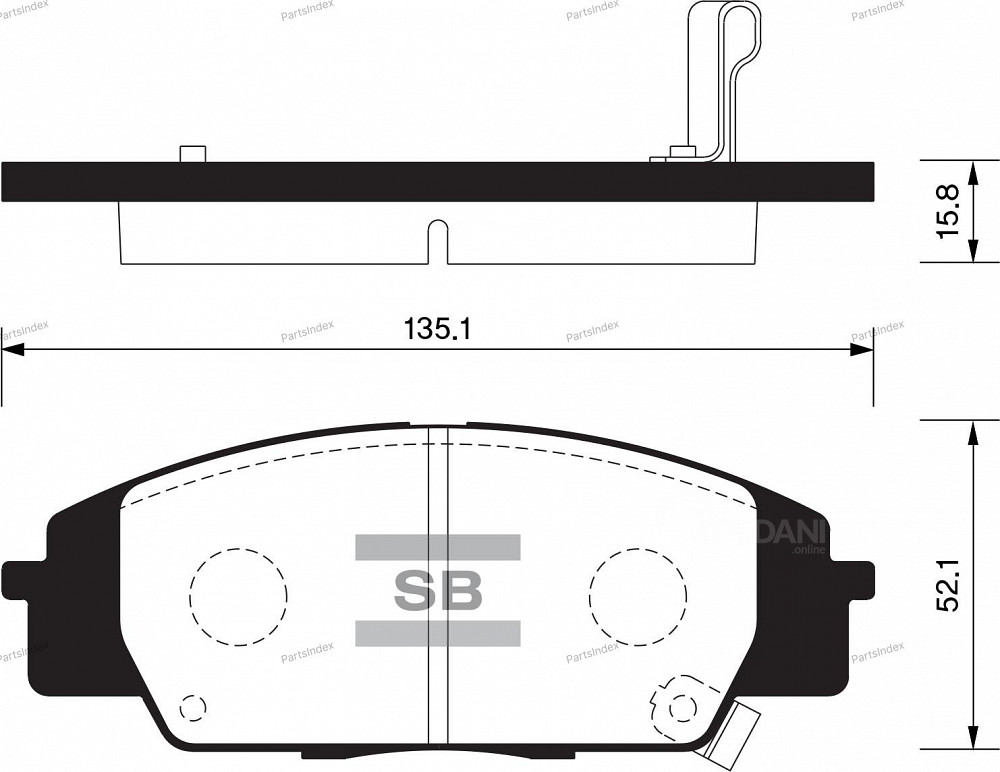 Sangsin SP1434 disc brake pads Tbilisi - photo 1