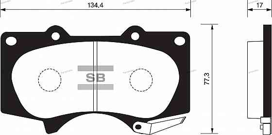 Sangsin SP2033 disc brake pads Tbilisi