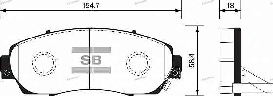 Sangsin SP2115 disc brake pads Tbilisi