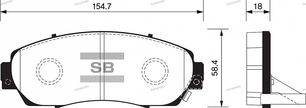 Sangsin SP2115 disc brake pads Tbilisi - photo 1