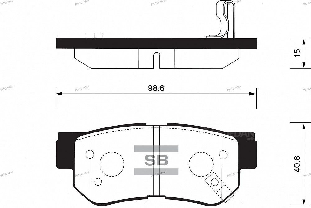 Sangsin SP1117 disc brake pads Tbilisi - photo 2