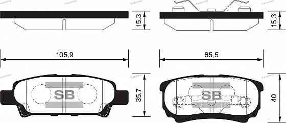 Sangsin SP2111 disc brake pads Tbilisi