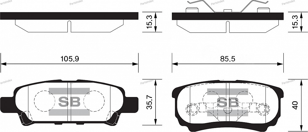 Sangsin SP2111 disc brake pads Tbilisi - photo 2
