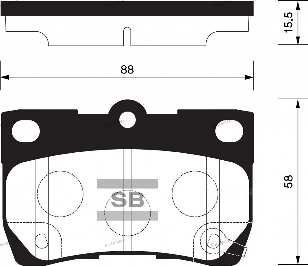 Sangsin SP2083 დისკური სამუხრუჭე ხუნდები თბილისი - photo 2