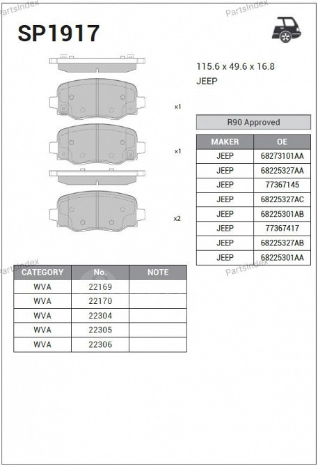 Sangsin SP1917 დისკური სამუხრუჭე ხუნდები თბილისი - photo 1