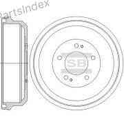 Sangsin SD4326 brake disc Tbilisi