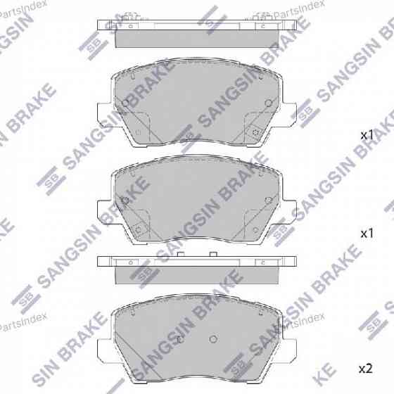 Sangsin SP1983 დისკის სამუხრუჭე ხუნდები თბილისი