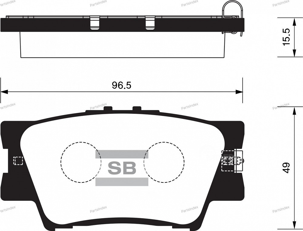 Sangsin SP2081 დისკური სამუხრუჭე ხუნდები თბილისი - photo 1