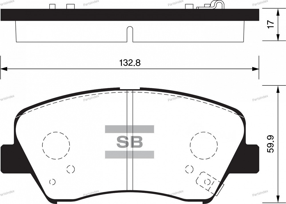 Sangsin SP1400 დისკური სამუხრუჭე ხუნდები თბილისი - photo 2