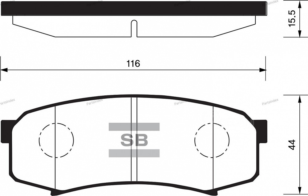 Sangsin SP2040 დისკური სამუხრუჭე ხუნდები თბილისი - photo 2