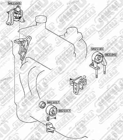 Подушка двигателя Jikiu MI21165 Тбилиси