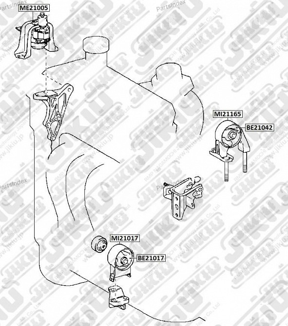 Подушка двигателя Jikiu MI21165 Тбилиси - изображение 2