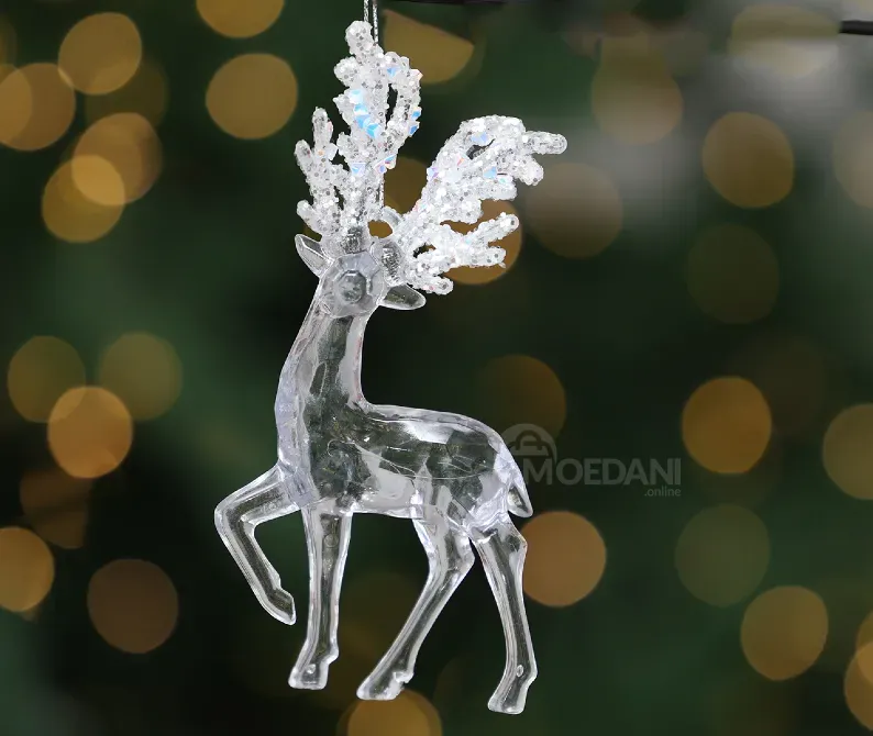 Ნაძვის ხის სათამაშო " ირემი" 14 სმ თბილისი - photo 1