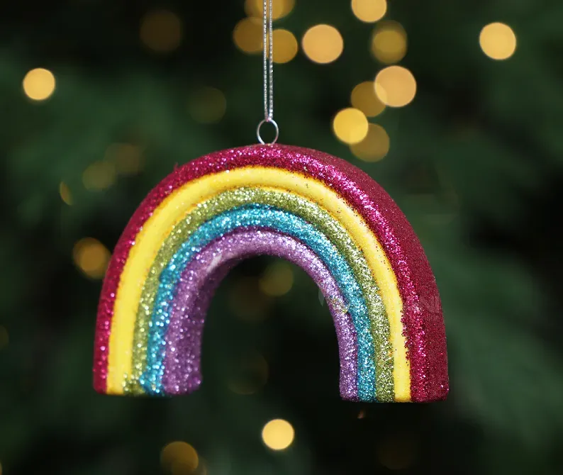 Ნაძვის ხის სათამაშო " ცისარტყელა" 11 სმ თბილისი - photo 1