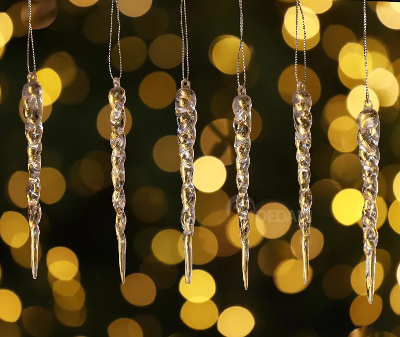 Christmas tree toy " Lolo" 12 cm. 6 pieces Tbilisi - photo 1