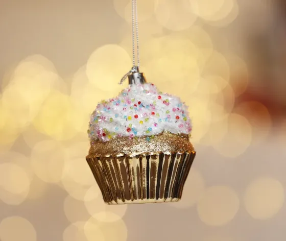 Christmas tree toy "Muffin" 9 cm Tbilisi