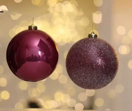 Christmas tree balls 15 cm 4 pieces pink Tbilisi