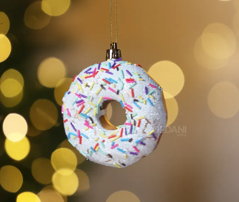 Christmas tree toy "Donut" 8 cm Tbilisi - photo 1
