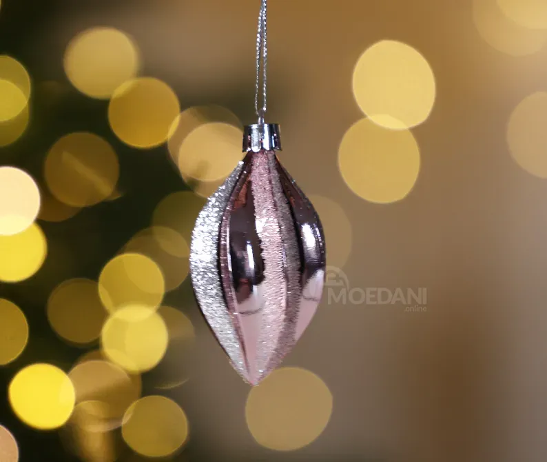 Christmas tree toy lolo 6 pieces 6 cm pink Tbilisi - photo 2