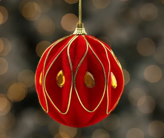 Christmas tree toy red Tbilisi