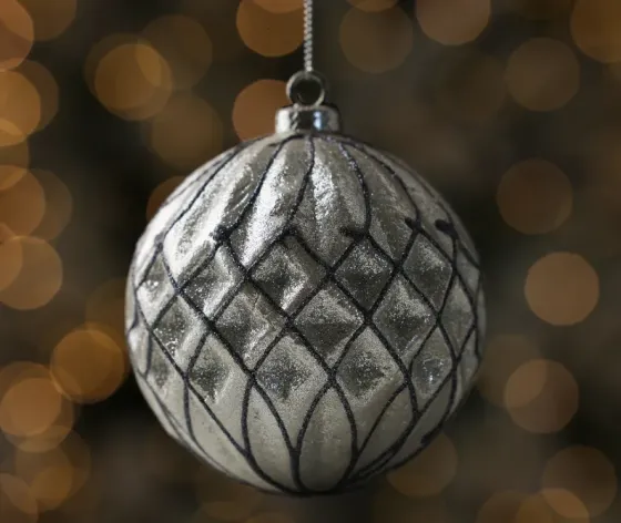 Christmas tree toy silver Tbilisi