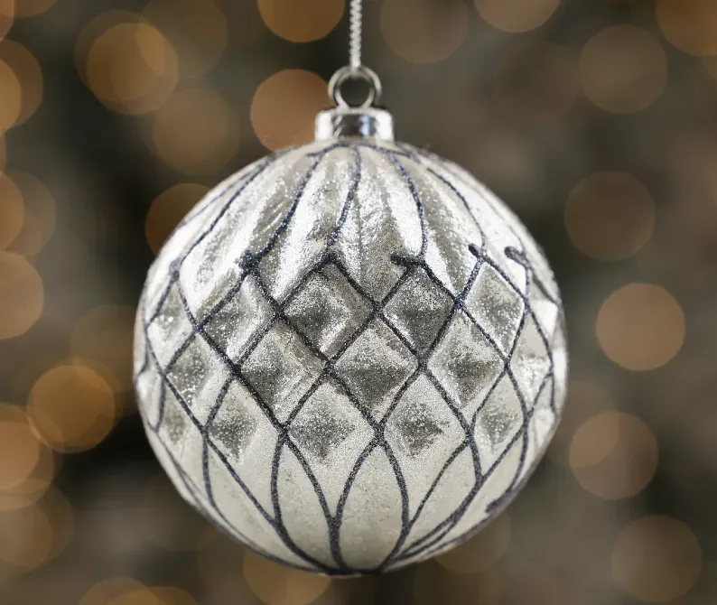 Christmas tree toy silver Tbilisi - photo 1