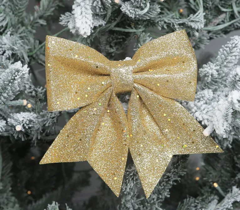 Christmas tree accessory bow gold 17 cm 1 piece Tbilisi - photo 1
