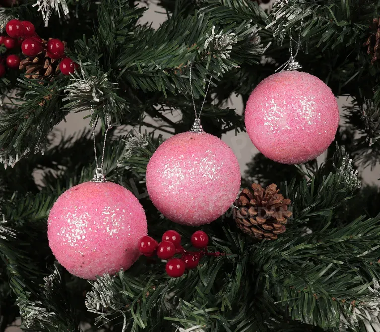 New Year's toy pink 3 pieces Tbilisi - photo 1