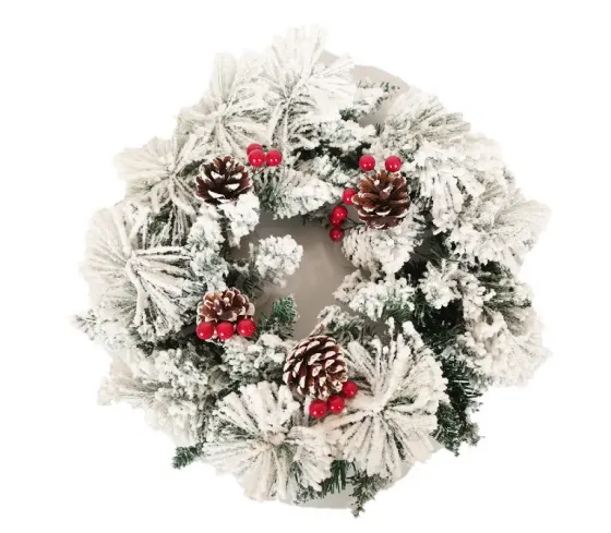 Საახალწლო დეკორაცია გვირგვინი 50 სმ Sq704 თბილისი