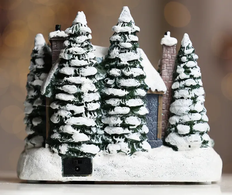 New Year's Village, Luminous Moving Decoration 9182-3 Tbilisi - photo 2