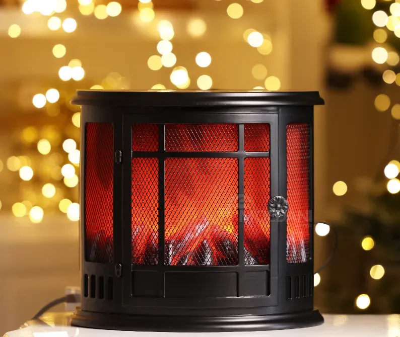 Დეკორატიული ელექტრო ბუხარი Qjgy-30 Black თბილისი - photo 1